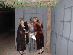 Patricia & Alisandra make a friend